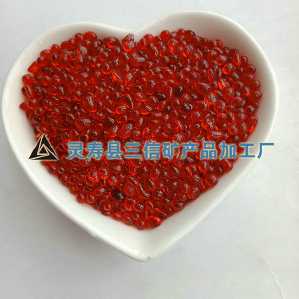 紅色玻璃珠